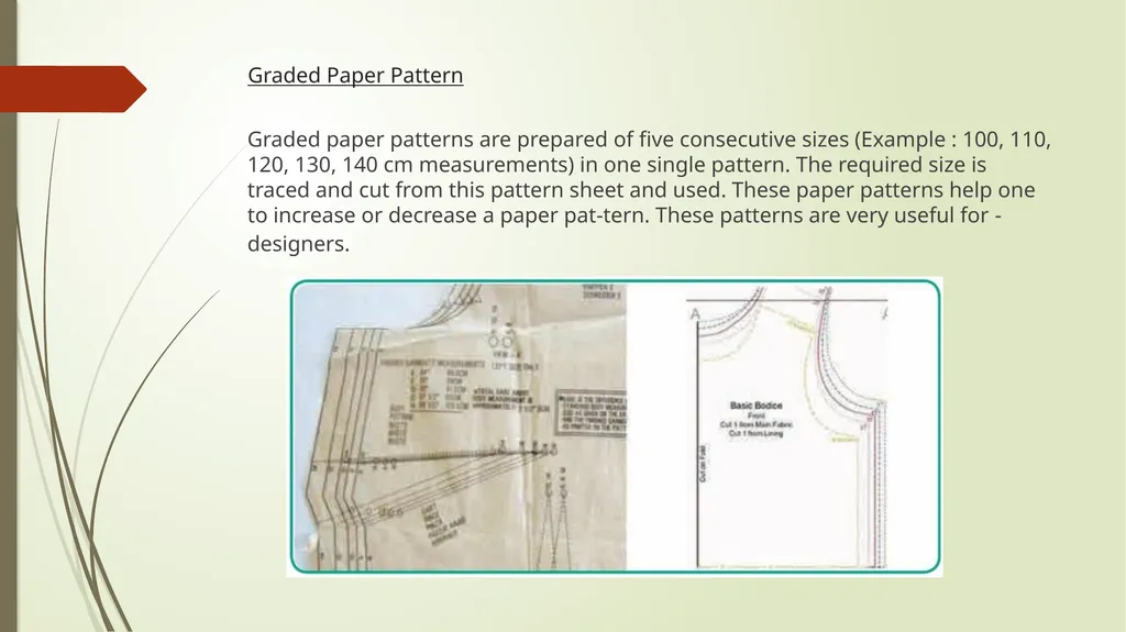 Apparel designing and modern pattern development - slide 38 of 41