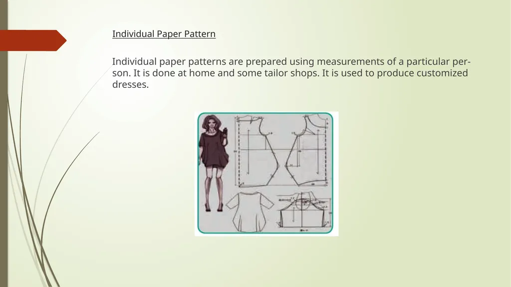 Apparel designing and modern pattern development - slide 36 of 41