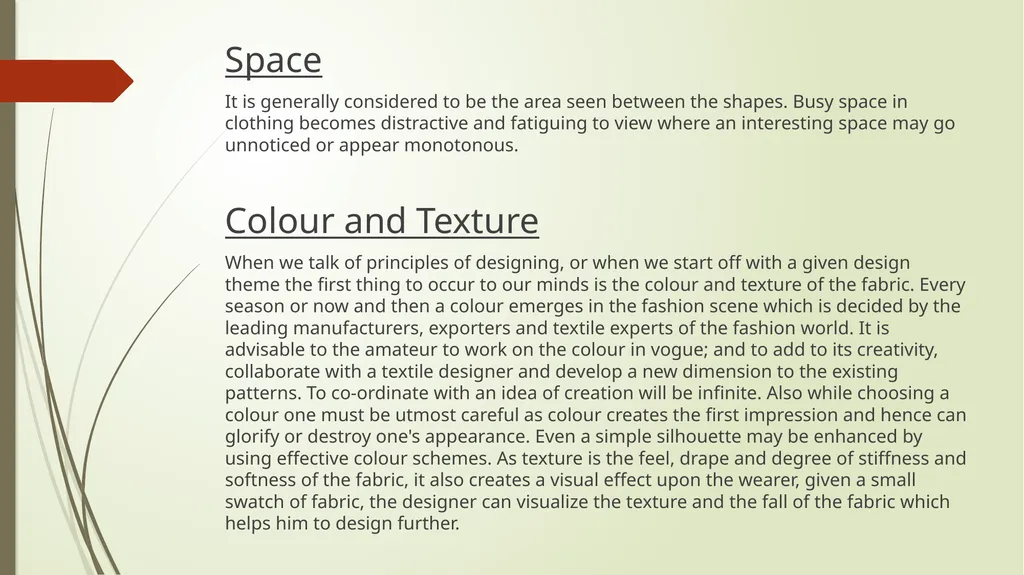 Apparel designing and modern pattern development - slide 12 of 41