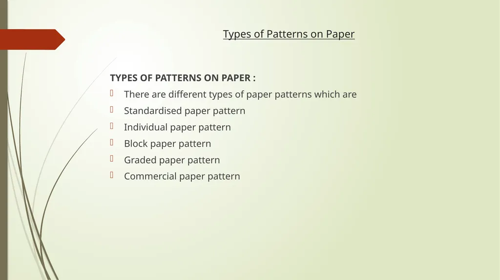 Apparel designing and modern pattern development - slide 34 of 41