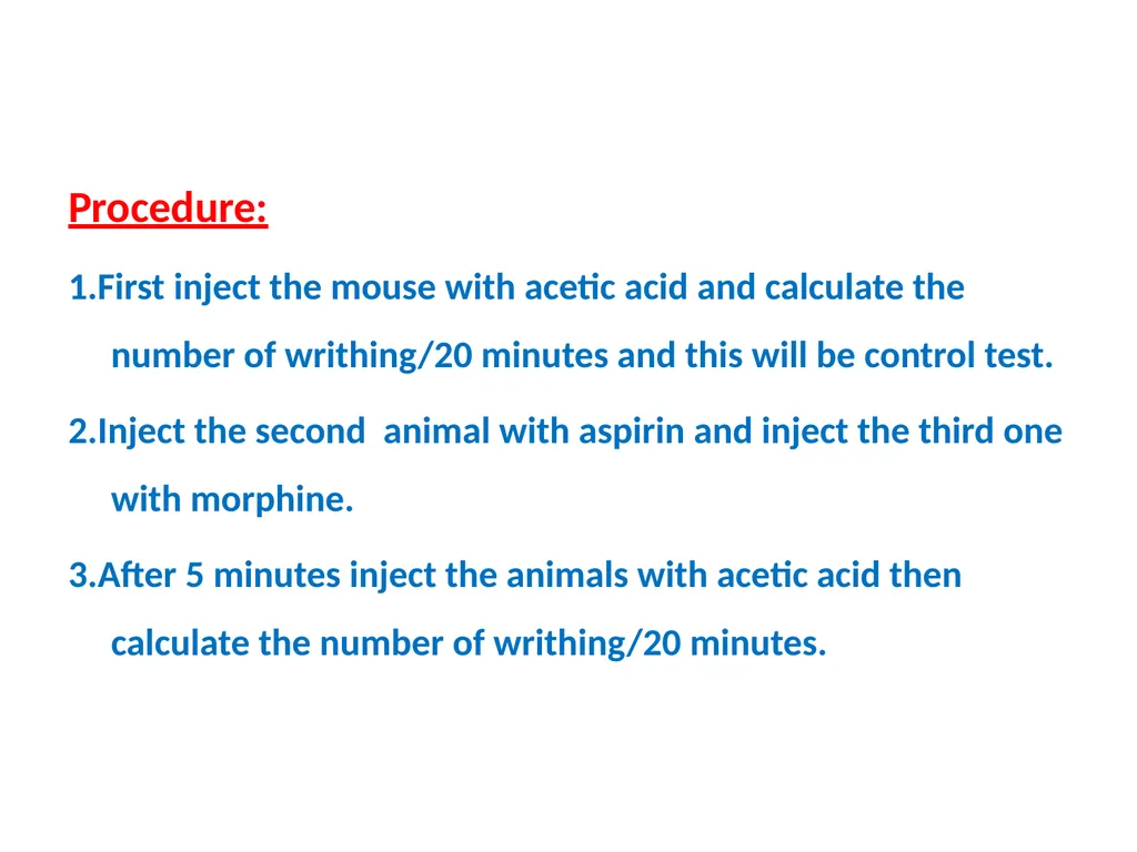 Pain Lab #3 Analgesic From PNS to CNS From CNS - slide 16 of 23
