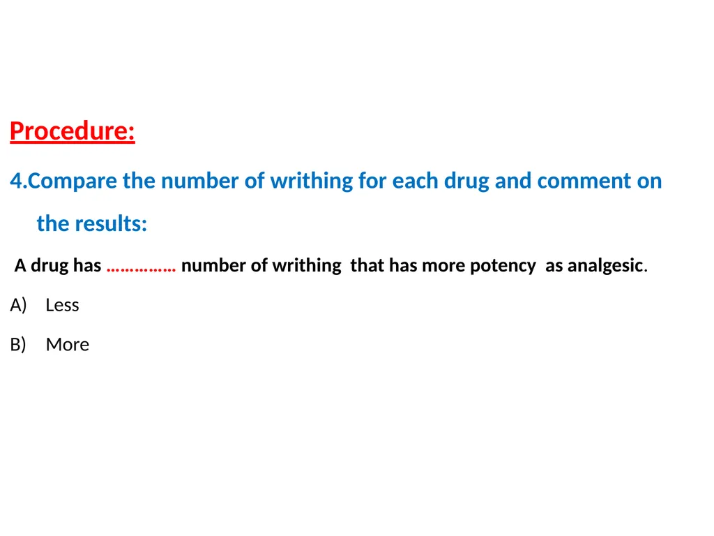 Pain Lab #3 Analgesic From PNS to CNS From CNS - slide 19 of 23