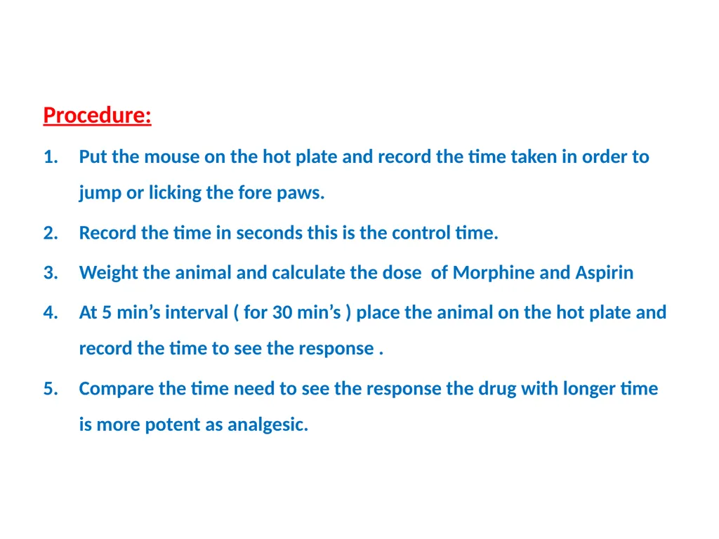 Pain Lab #3 Analgesic From PNS to CNS From CNS - slide 21 of 23