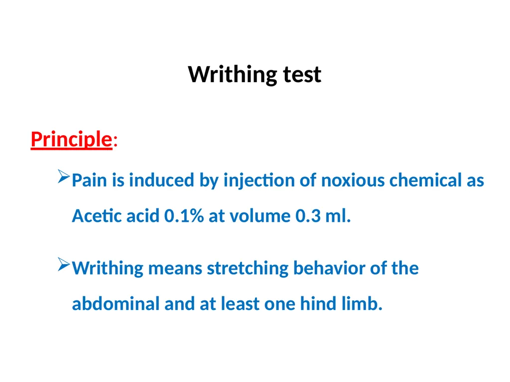 Pain Lab #3 Analgesic From PNS to CNS From CNS - slide 15 of 23