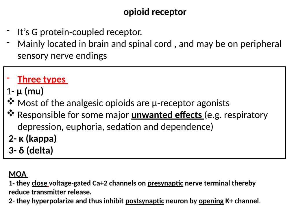 Pain Lab #3 Analgesic From PNS to CNS From CNS - slide 9 of 23