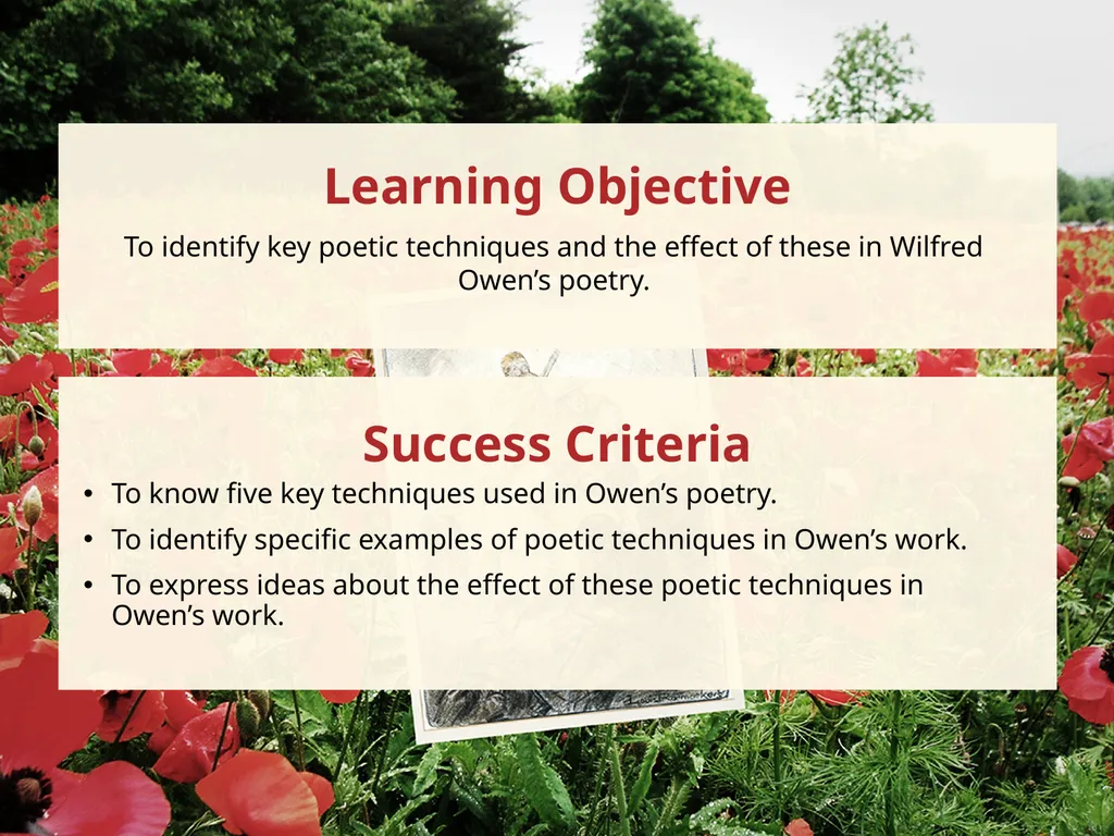 Wilfred Owen ‘Dulce et Decorum Est’ Photos - slide 2 of 17