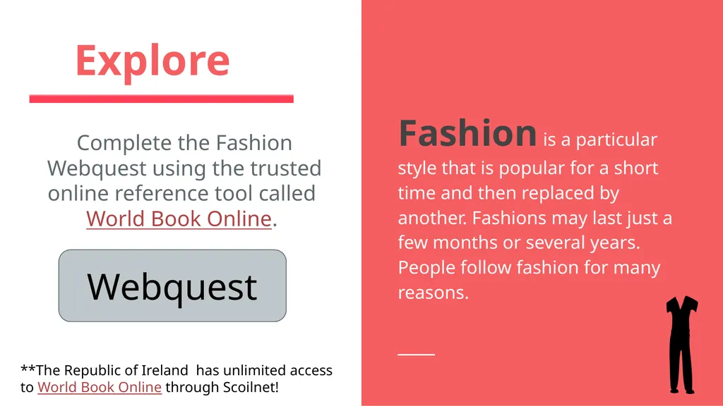 Textiles: Clothing Trends and Choices Learning - slide 6 of 13