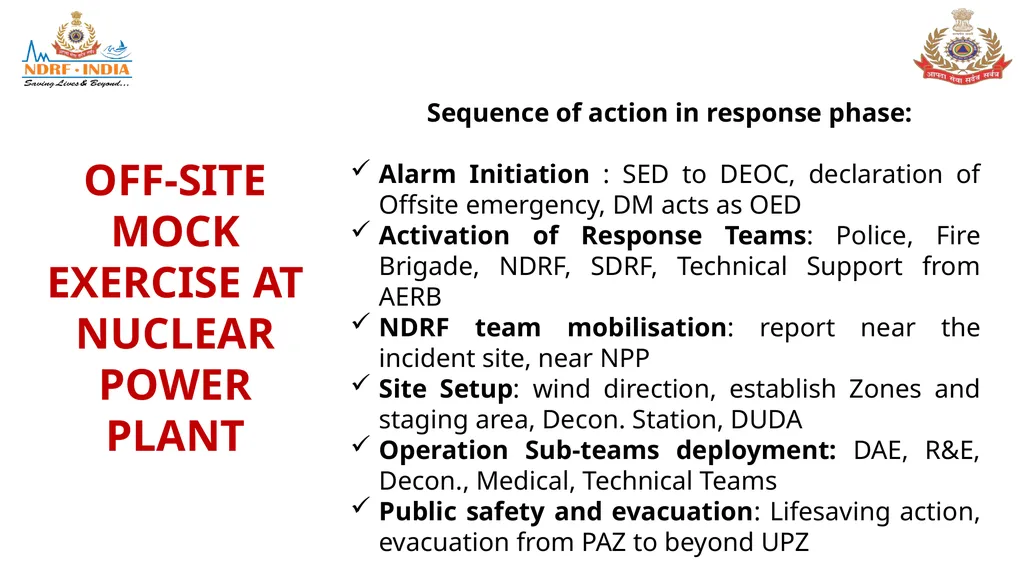 STANDARD OPERATING PROCEDURE (SOP) FOR CBRN - slide 61 of 69