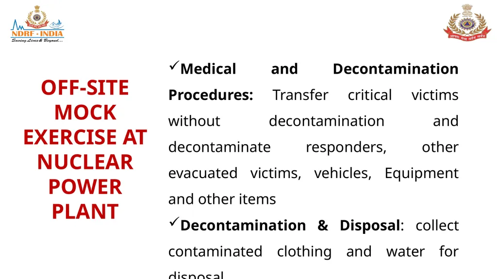 STANDARD OPERATING PROCEDURE (SOP) FOR CBRN - slide 62 of 69