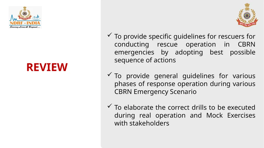 STANDARD OPERATING PROCEDURE (SOP) FOR CBRN - slide 66 of 69
