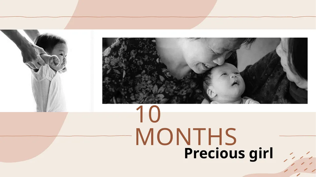 ADRIEN KING Baby photo album 1 MONTH Born January - slide 11 of 13