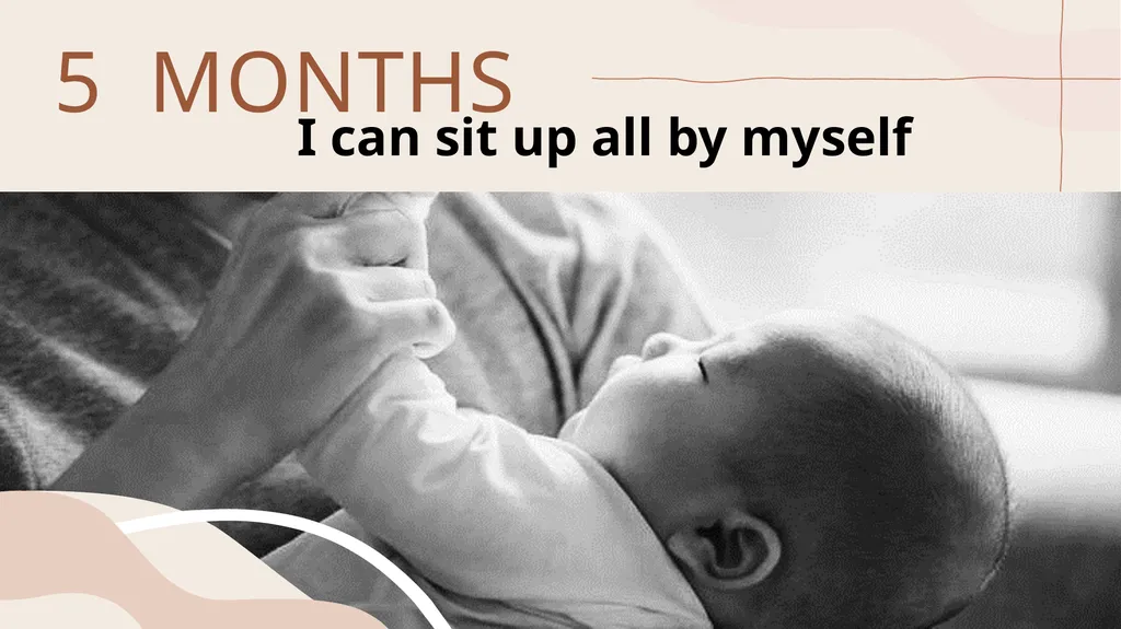 ADRIEN KING Baby photo album 1 MONTH Born January - slide 6 of 13