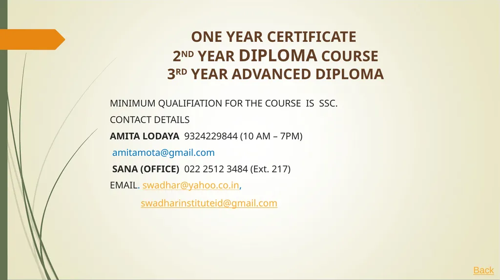 SWADHAR CAREER INSTITUTE UNIT OF S.P.N.DOSHI - slide 6 of 11