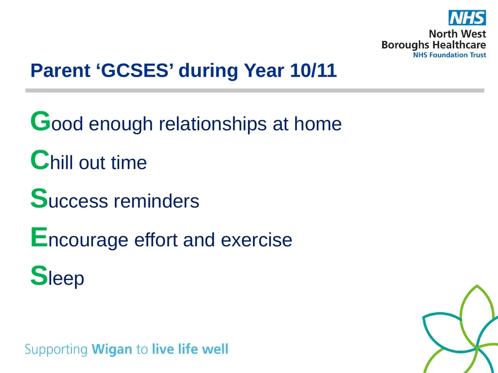 Supporting your child’s mental health and - slide 21 of 39