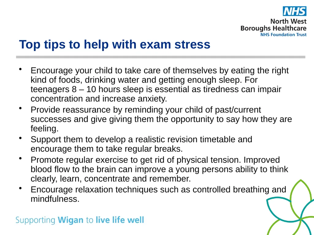 Supporting your child’s mental health and - slide 20 of 39