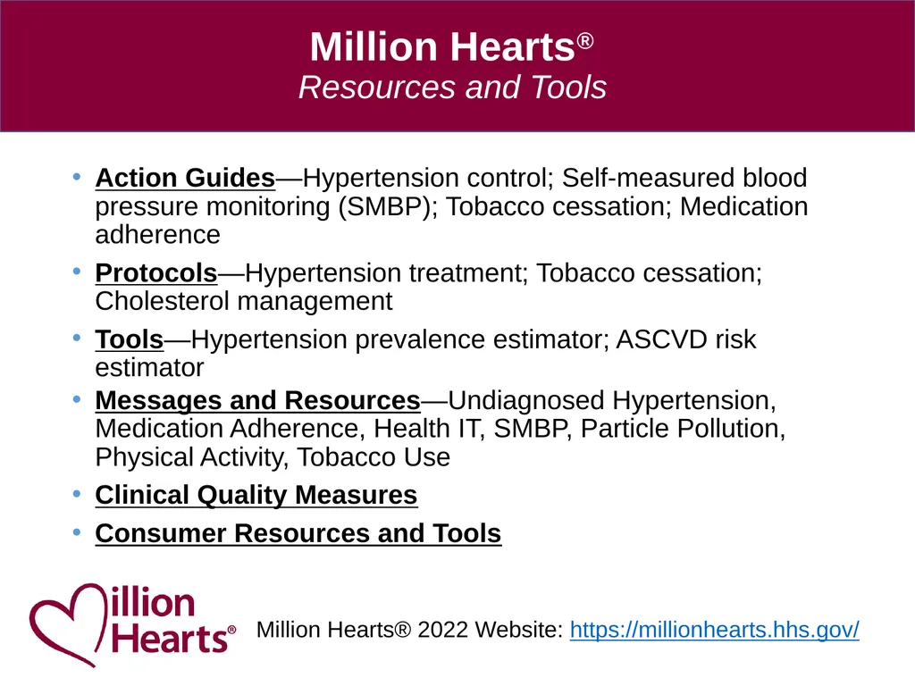Preventing 1 Million Heart Attacks and Strokes by - slide 10 of 13