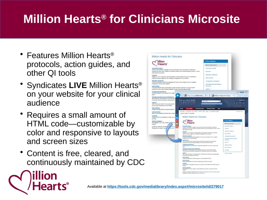 Preventing 1 Million Heart Attacks and Strokes by - slide 13 of 13