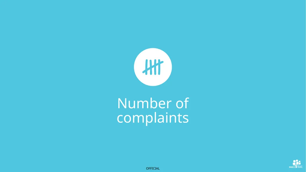 Summary of service provider complaint report: - slide 4 of 16