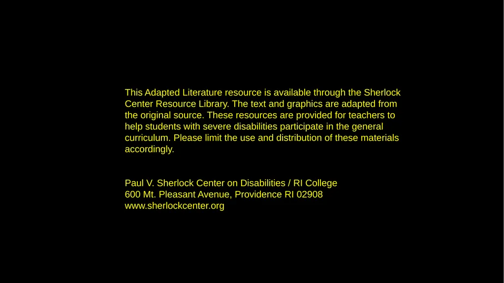 Adapted from the original text, This Adapted - slide 20 of 20