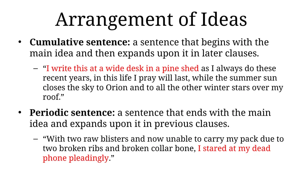 AP English Literature & Composition Rhetorical - slide 10 of 26