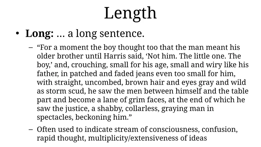 AP English Literature & Composition Rhetorical - slide 9 of 26