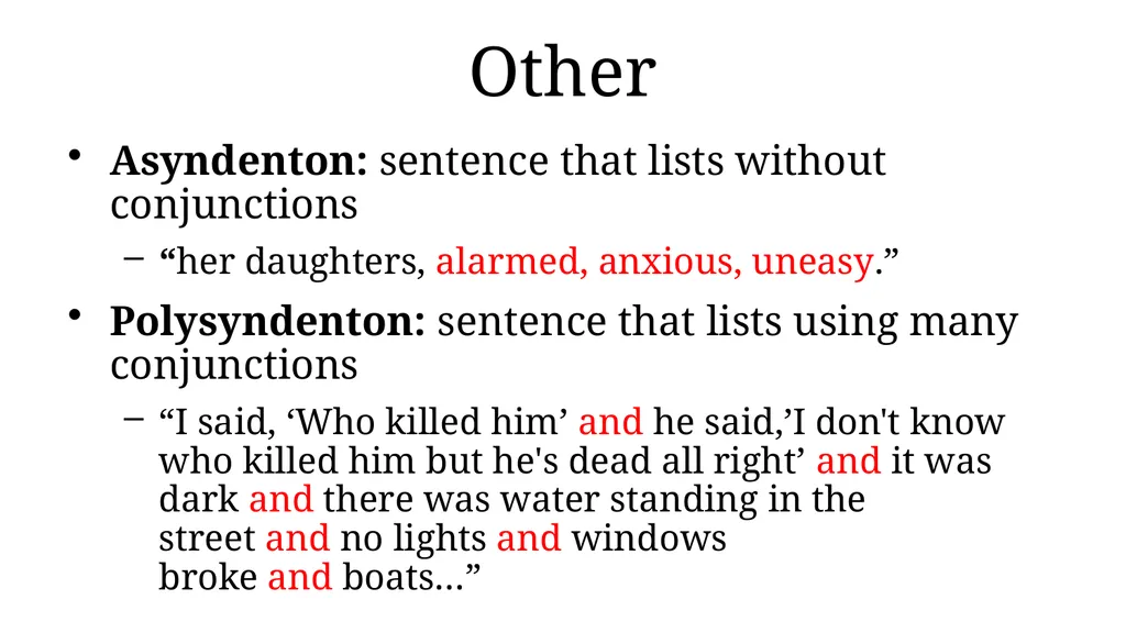AP English Literature & Composition Rhetorical - slide 15 of 26
