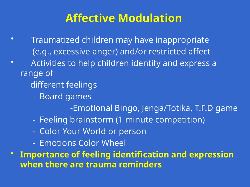 Trauma-Focused Cognitive-Behavioral Therapy - slide 90 of 195