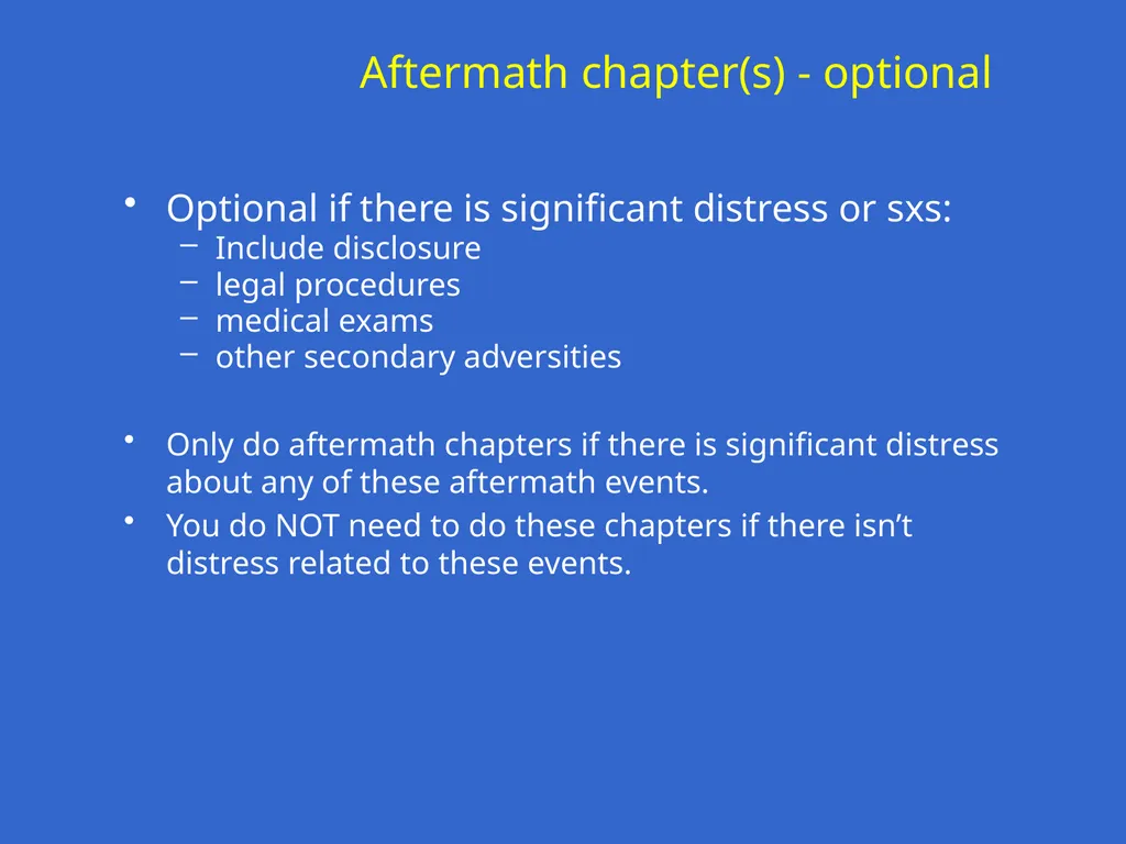Trauma-Focused Cognitive-Behavioral Therapy - slide 135 of 195