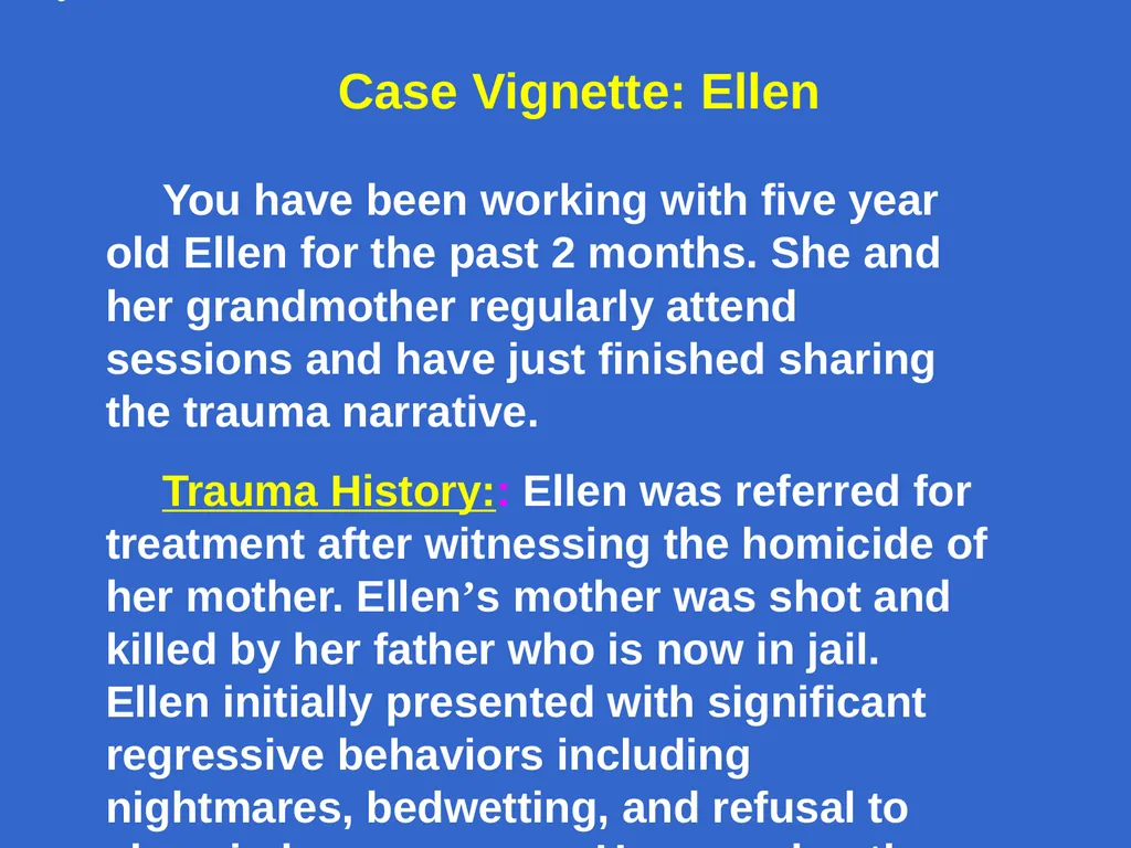 Trauma-Focused Cognitive-Behavioral Therapy - slide 180 of 195