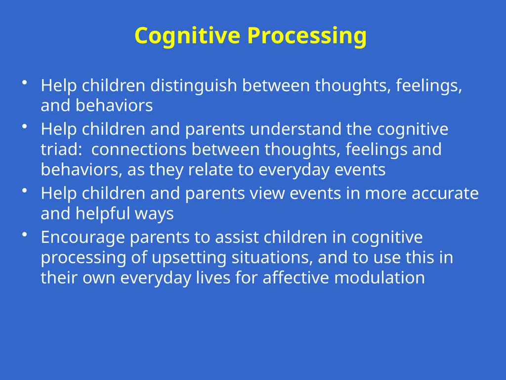 Trauma-Focused Cognitive-Behavioral Therapy - slide 97 of 195