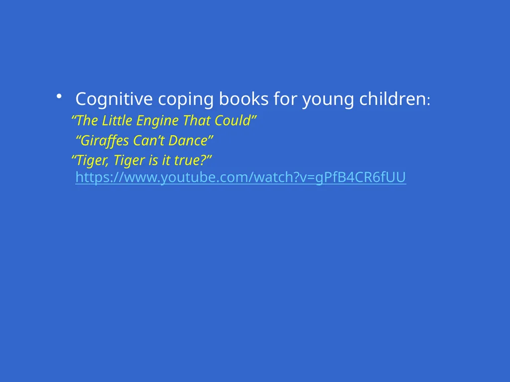Trauma-Focused Cognitive-Behavioral Therapy - slide 107 of 195