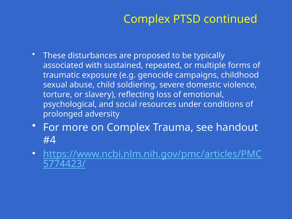 Trauma-Focused Cognitive-Behavioral Therapy - slide 20 of 195