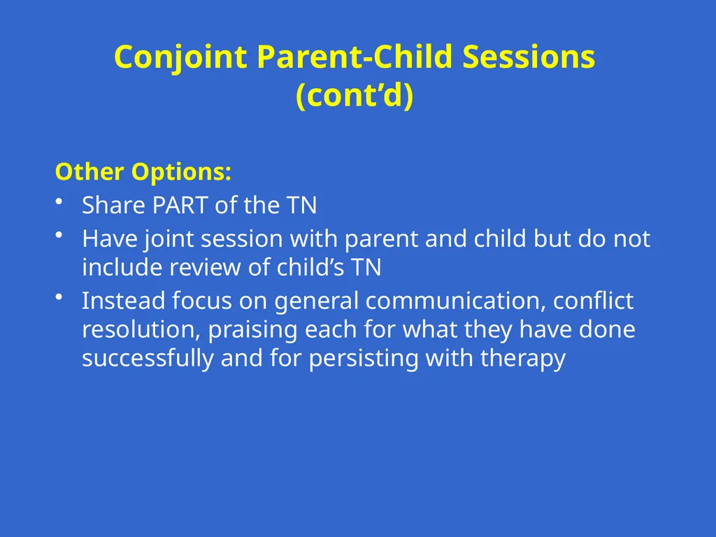 Trauma-Focused Cognitive-Behavioral Therapy - slide 174 of 195