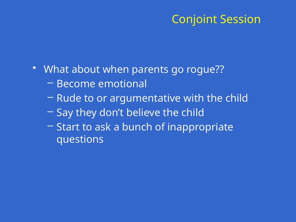 Trauma-Focused Cognitive-Behavioral Therapy - slide 173 of 195