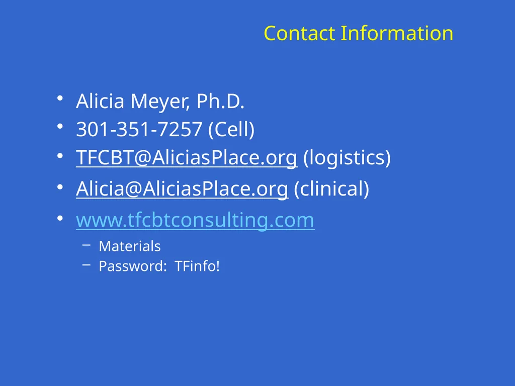 Trauma-Focused Cognitive-Behavioral Therapy - slide 2 of 195