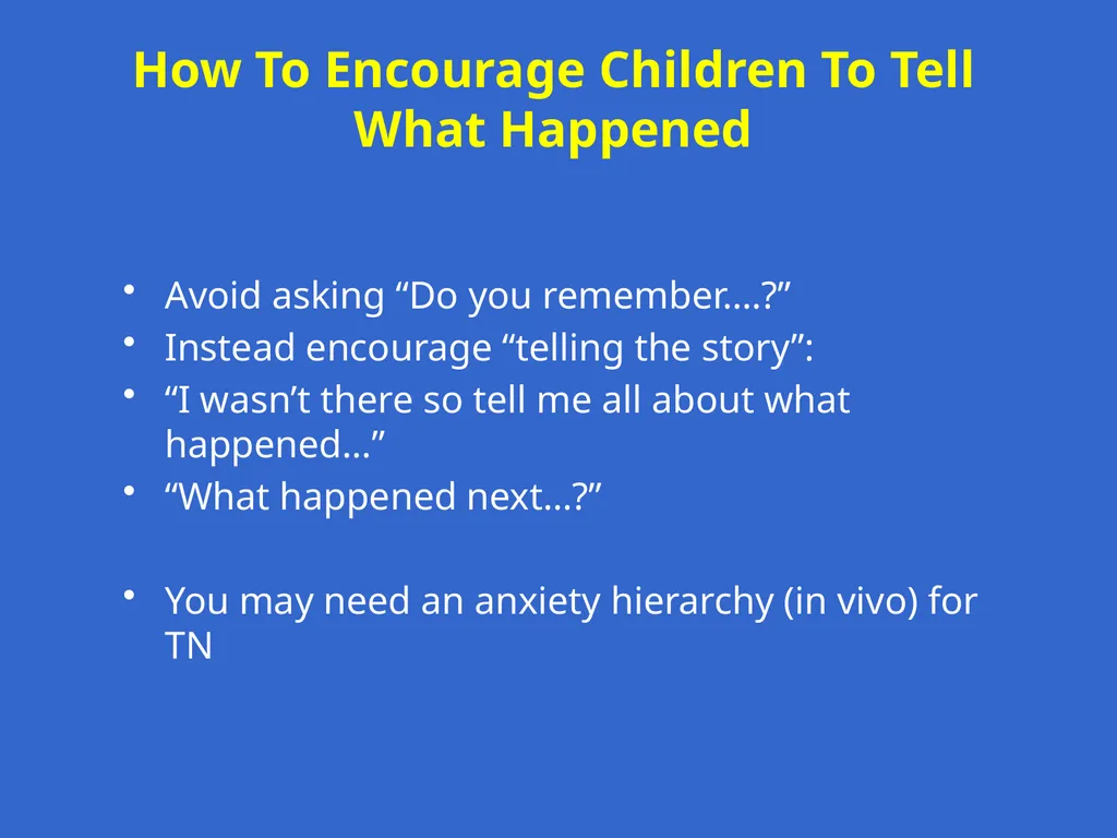 Trauma-Focused Cognitive-Behavioral Therapy - slide 137 of 195
