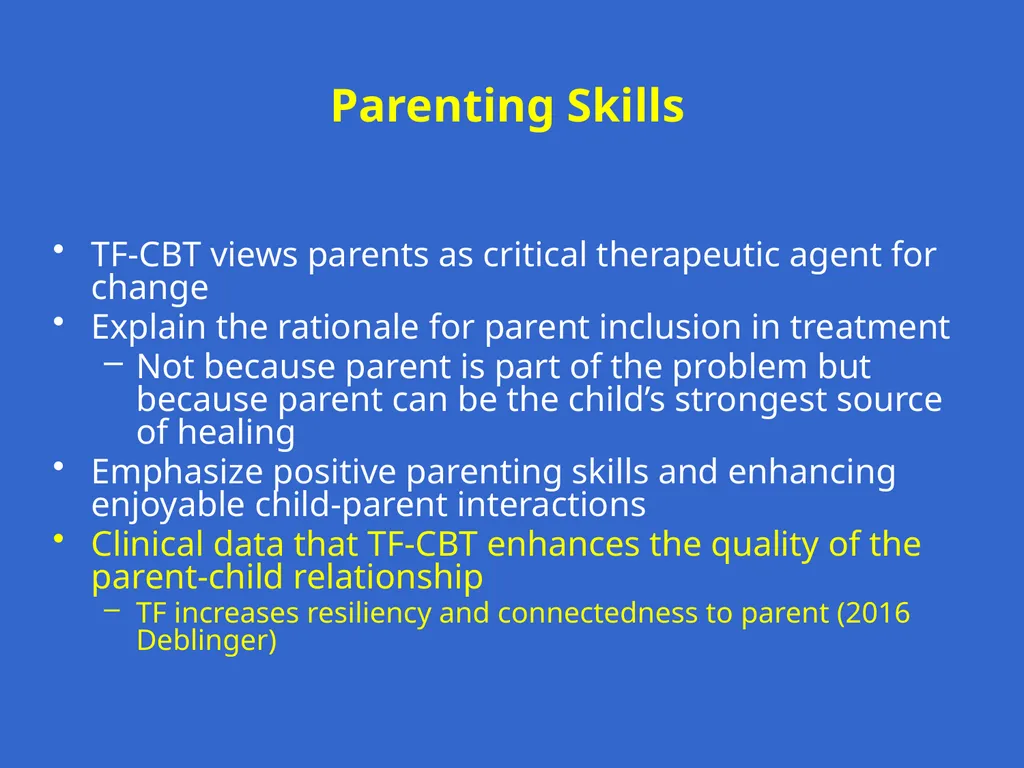 Trauma-Focused Cognitive-Behavioral Therapy - slide 63 of 195