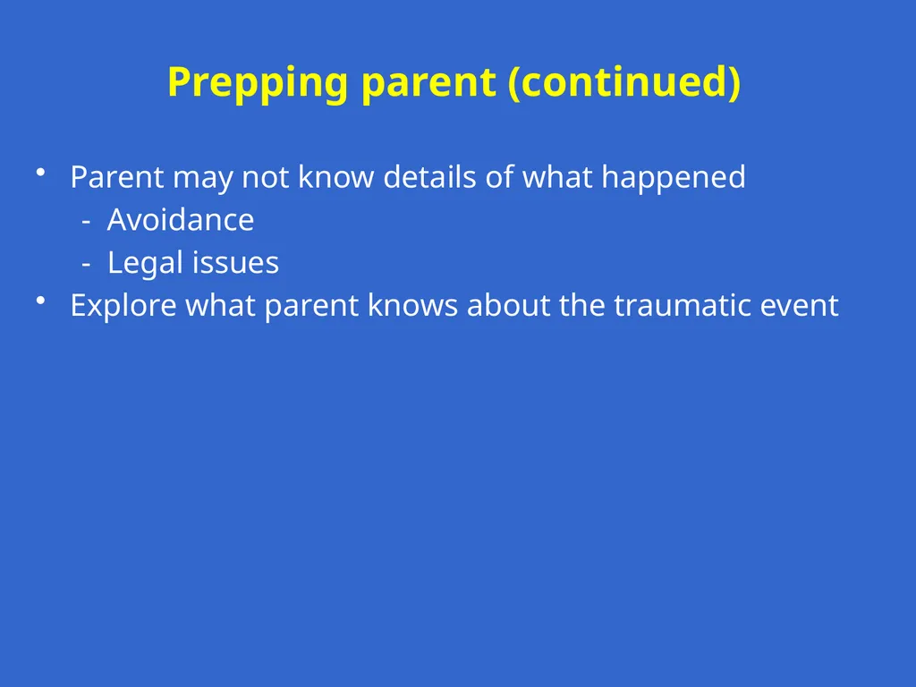 Trauma-Focused Cognitive-Behavioral Therapy - slide 167 of 195