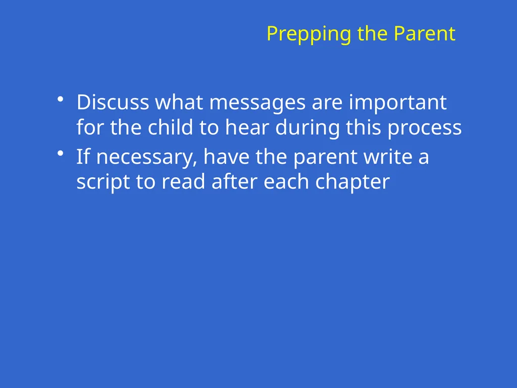 Trauma-Focused Cognitive-Behavioral Therapy - slide 169 of 195