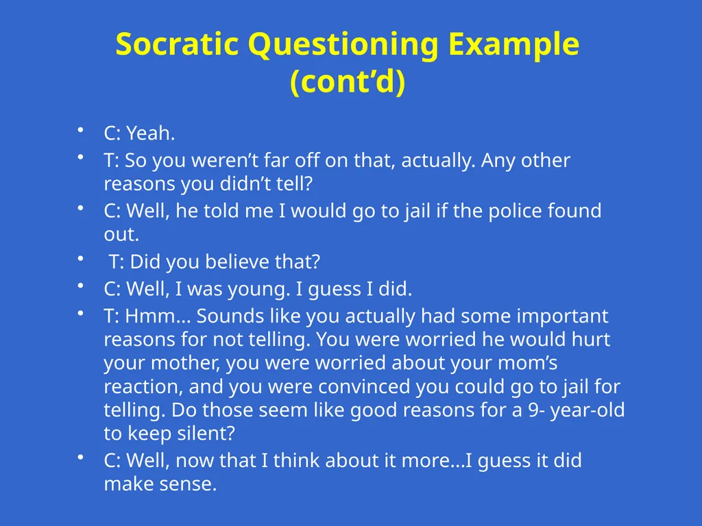 Trauma-Focused Cognitive-Behavioral Therapy - slide 156 of 195