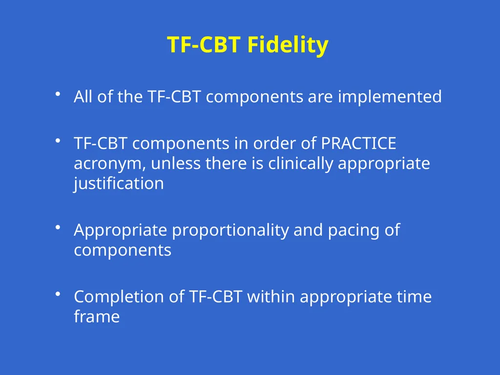 Trauma-Focused Cognitive-Behavioral Therapy - slide 53 of 195