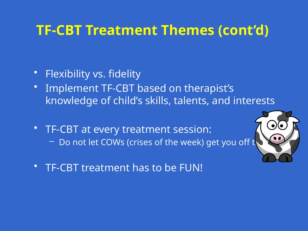 Trauma-Focused Cognitive-Behavioral Therapy - slide 52 of 195