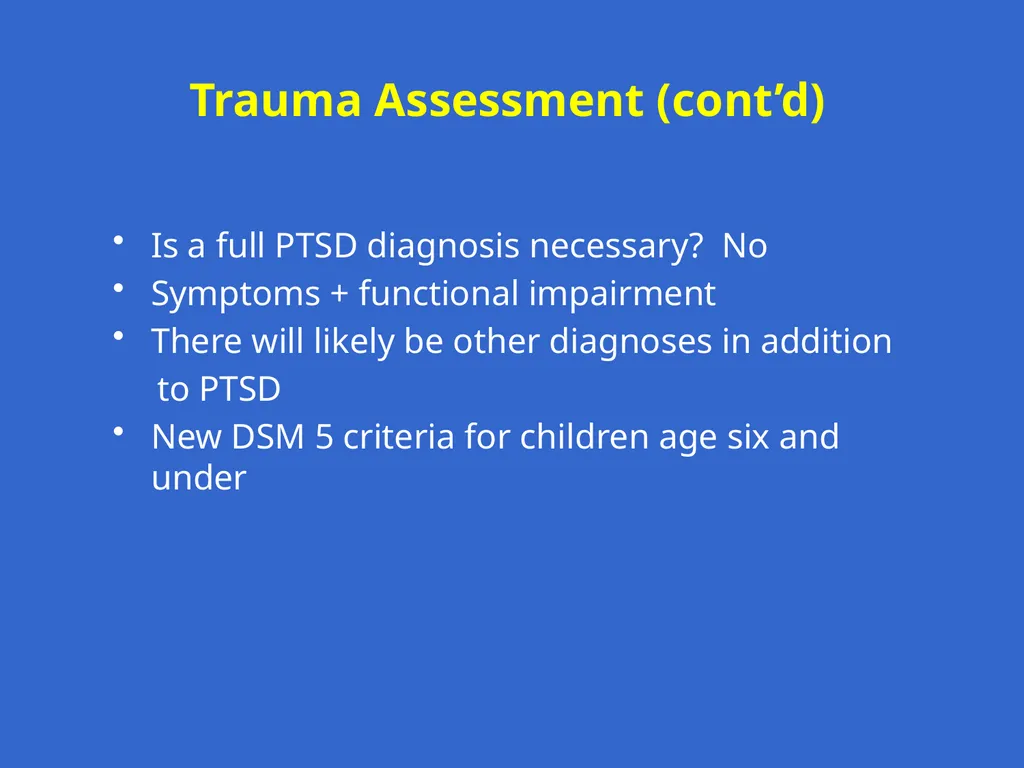 Trauma-Focused Cognitive-Behavioral Therapy - slide 23 of 195