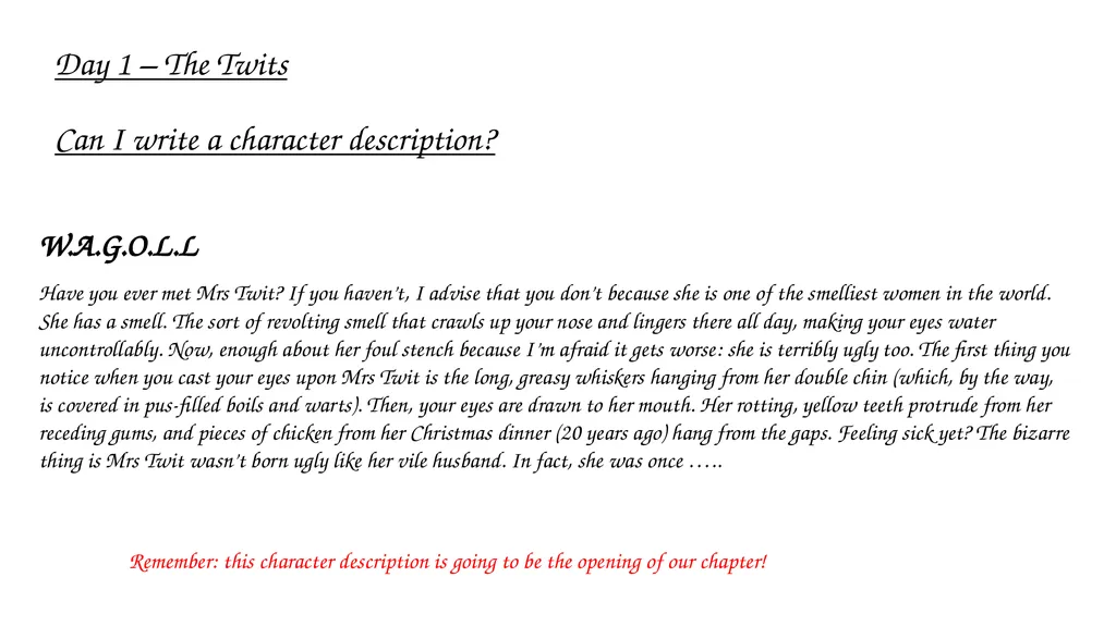 What do we already know about the text? Who is - slide 7 of 30