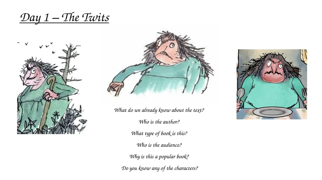 What do we already know about the text? Who is - slide 1 of 30