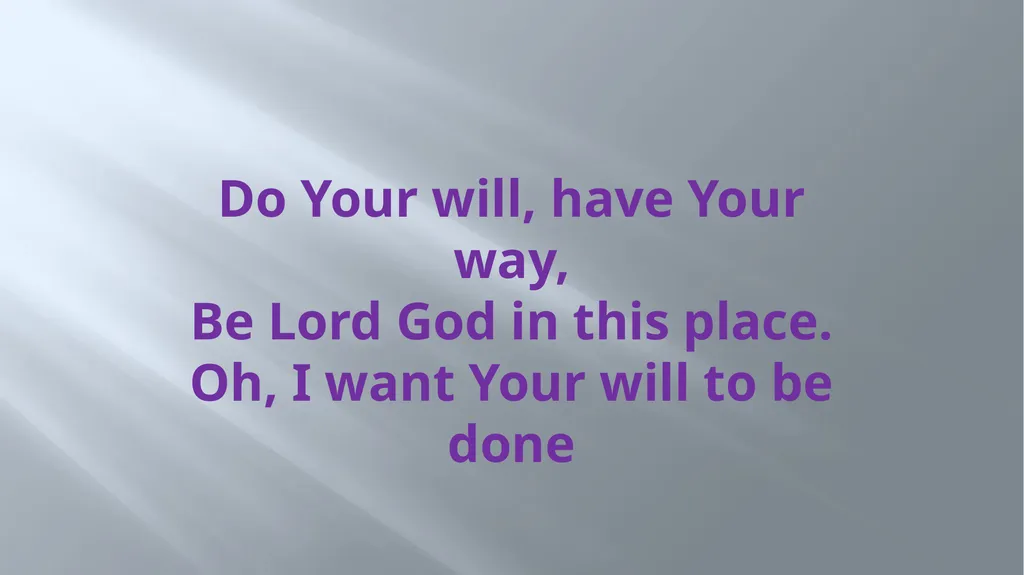 BY YOUR SIDE Oh, dear God, we ask for Your - slide 6 of 10