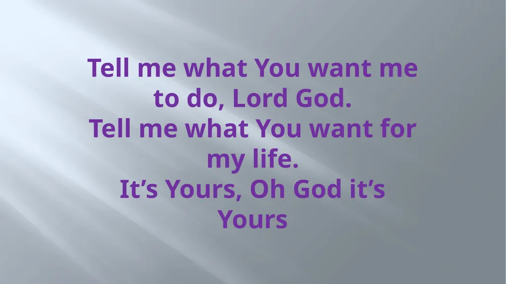 BY YOUR SIDE Oh, dear God, we ask for Your - slide 5 of 10
