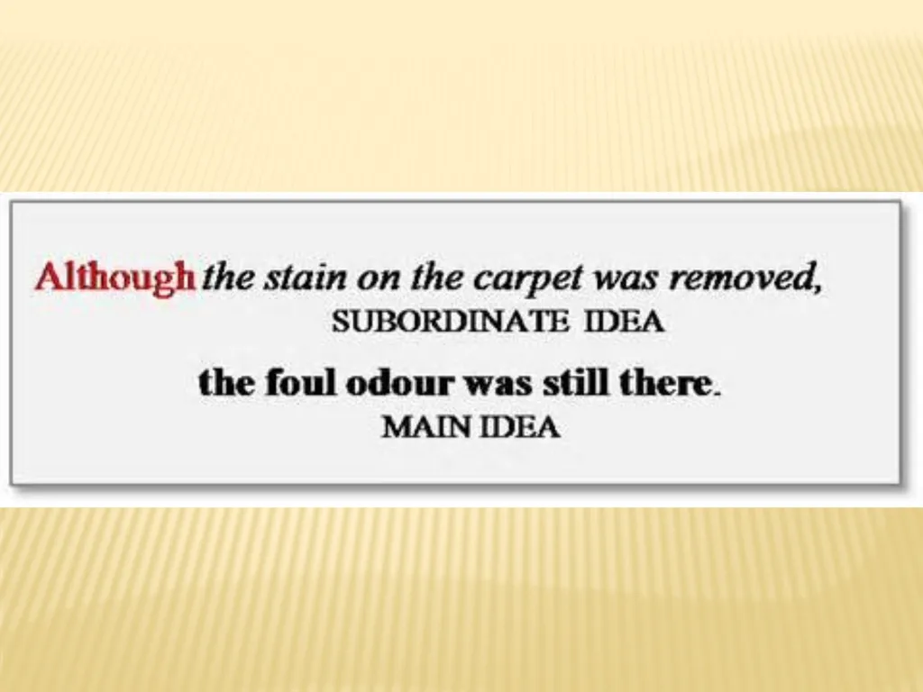 CONJUNCTIONS Subordinating Conjunctions A - slide 14 of 37