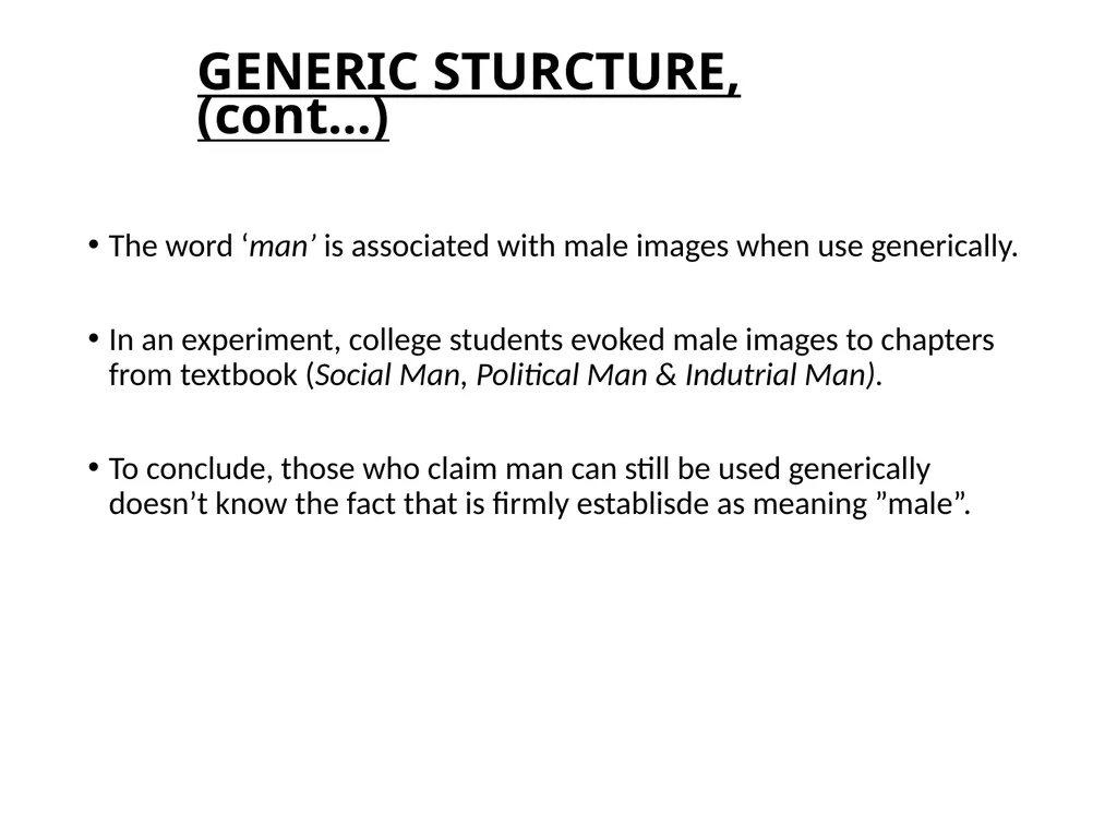 CHAPTER 12 : GENDER, POLITENESS AND STEREOTYPES - slide 38 of 39