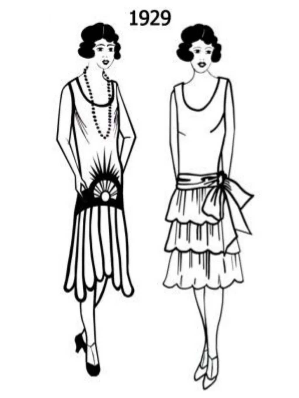 Fashion History Design Sketches From: - slide 4 of 8